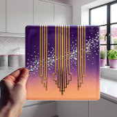 Desert Disco Lattice CrystalOmbre Diamond & Orange Tegeltje