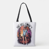 Desert Diva: Cowgirl Charm Tote Bag (Achterkant)