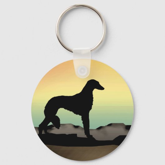 Desert Dog Saluki Sleutelhanger (Voorkant)