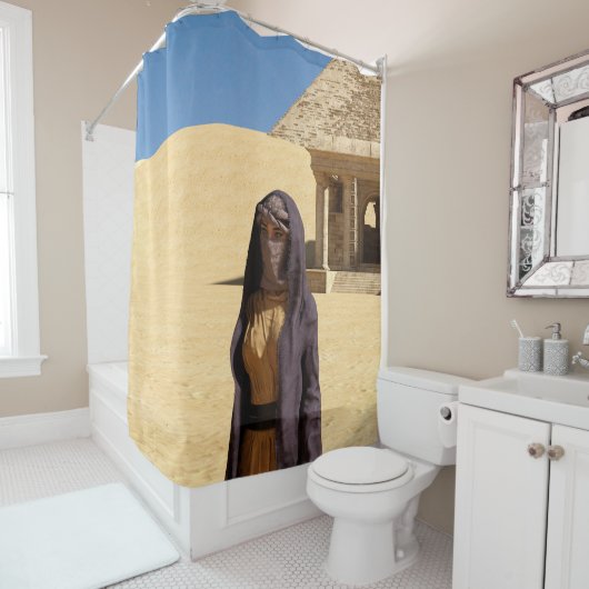 Desert douchegordijn (In situ)