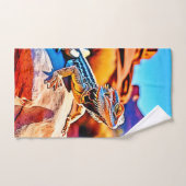 Desert Dragon Lizard Design Bad Handdoek (Handdoek)