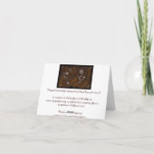 Desert Dreaming Aboriginal Art Note Kaart (Achterkant)