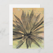 Desert Dreams | Groen Plant Briefkaart (Voorkant / Achterkant)