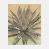 Desert Dreams | Groen Plant Fleece Deken (Voorkant)