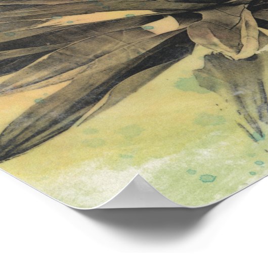 Desert Dreams | Groen Plant Poster (Hoek)