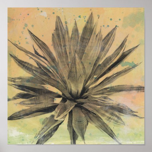 Desert Dreams | Groen Plant Poster (Voorkant)