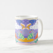 Desert Dreamscape Abstracte Mok – Levendig (Voorkant rechts)