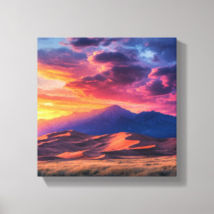 Desert Dreamscape Canvas Afdruk