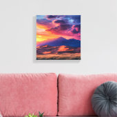 Desert Dreamscape Canvas Afdruk (Insitu (Woonkamer))