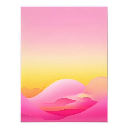 Desert Dreamscape Foto Afdruk (Voorkant)