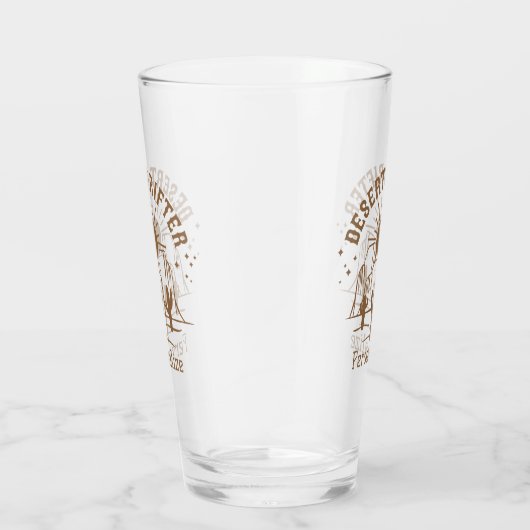 Desert Drifter Southwest Cactus - Gepersonaliseerd Glas (Rechts)
