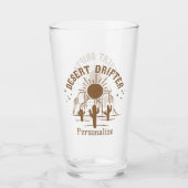 Desert Drifter Southwest Cactus - Gepersonaliseerd Glas (Voorkant)