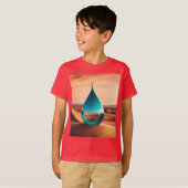Desert Drop Red T-Shirt - Hoop temidden van het za (Voorkant volledig)
