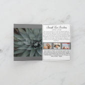 Desert Dusk Gevouwen Memorial Kaart (Binnen)