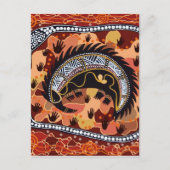 Desert Echidna Dreaming Briefkaart (Voorkant)