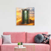 Desert Elevator Canvas Afdruk (Insitu (Woonkamer))