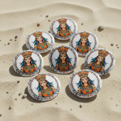 Desert Empress Ronde Button 3,2 Cm