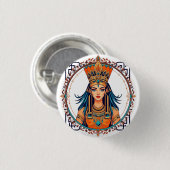 Desert Empress Ronde Button 3,2 Cm (Voorkant /achterkant)