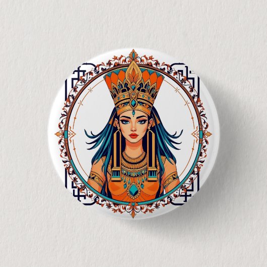Desert Empress Ronde Button 3,2 Cm (Voorkant)