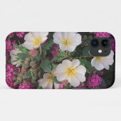 Desert Evening Primrose en Desert Sand Verbena Case-Mate iPhone Case (Achterkant (horizontaal))