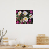 Desert Evening Primrose en Desert Sand Verbena Poster (Keuken)