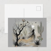 Desert Fairy Briefkaart (Voorkant / Achterkant)