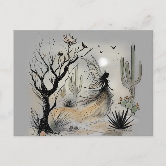 Desert Fairy Briefkaart (Voorkant)
