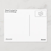 Desert Five Spot Briefkaart (Achterkant)