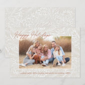 Desert Floral Feestdagenkaart (Voorkant / Achterkant)