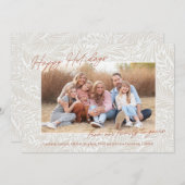 Desert Floral Feestdagenkaart (Voorkant / Achterkant)