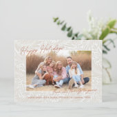 Desert Floral Feestdagenkaart (Staand voorkant)