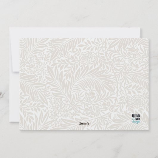 Desert Floral Feestdagenkaart (Achterkant)