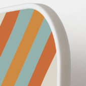  Desert Flower Stripes met naam Pickleball Paddle (Links Detail)