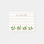 Desert Glam | Neutrale strepen Post-it® Notes (Voorkant)