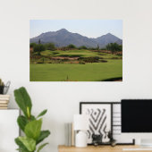 Desert Golf Poster (Thuiskantoor)