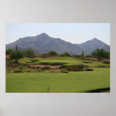 Desert Golf Poster (Voorkant)