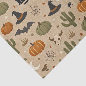 Desert Green Cactus Halloween  Tissuepapier (Detail)