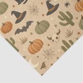 Desert Green Cactus Halloween  Tissuepapier (Detail)