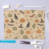 Desert Green Cactus Halloween  Tissuepapier (Craft)