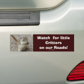 Desert Ground Eekhoorn Dier Motivatie Bumpersticker (Op auto)
