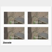 Desert Ground Eekhoorn Dier Motivatie Rechthoekige Sticker (Vel)