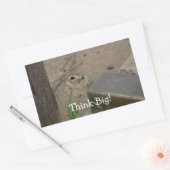 Desert Ground Eekhoorn Dier Motivatie Rechthoekige Sticker (Envelop)
