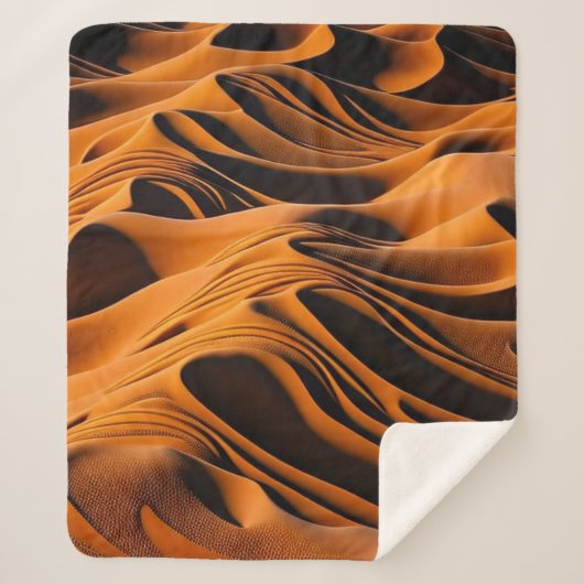 Desert Harmony Sherpa Deken (Voorkant)