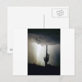 Desert Highlands Lightning Briefkaart (Voorkant / Achterkant)