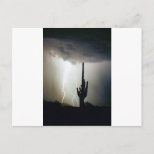Desert Highlands Lightning Briefkaart