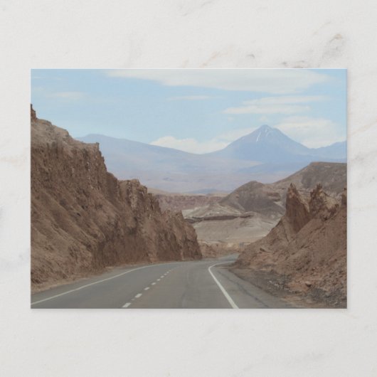 Desert Highway, Atacama woestijn, Chili Briefkaart (Voorkant)