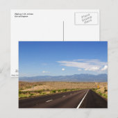 Desert Highway Briefkaart (Voorkant / Achterkant)