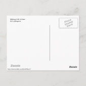 Desert Highway Briefkaart (Achterkant)