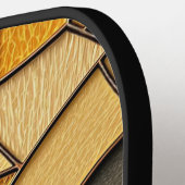 Desert Hills Sand Gold Mosaic Fine Art Pickleball Paddle (Links Detail)