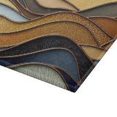 Desert Hills Sand Gold Mosaic Fine Art Snijplank (Hoek)